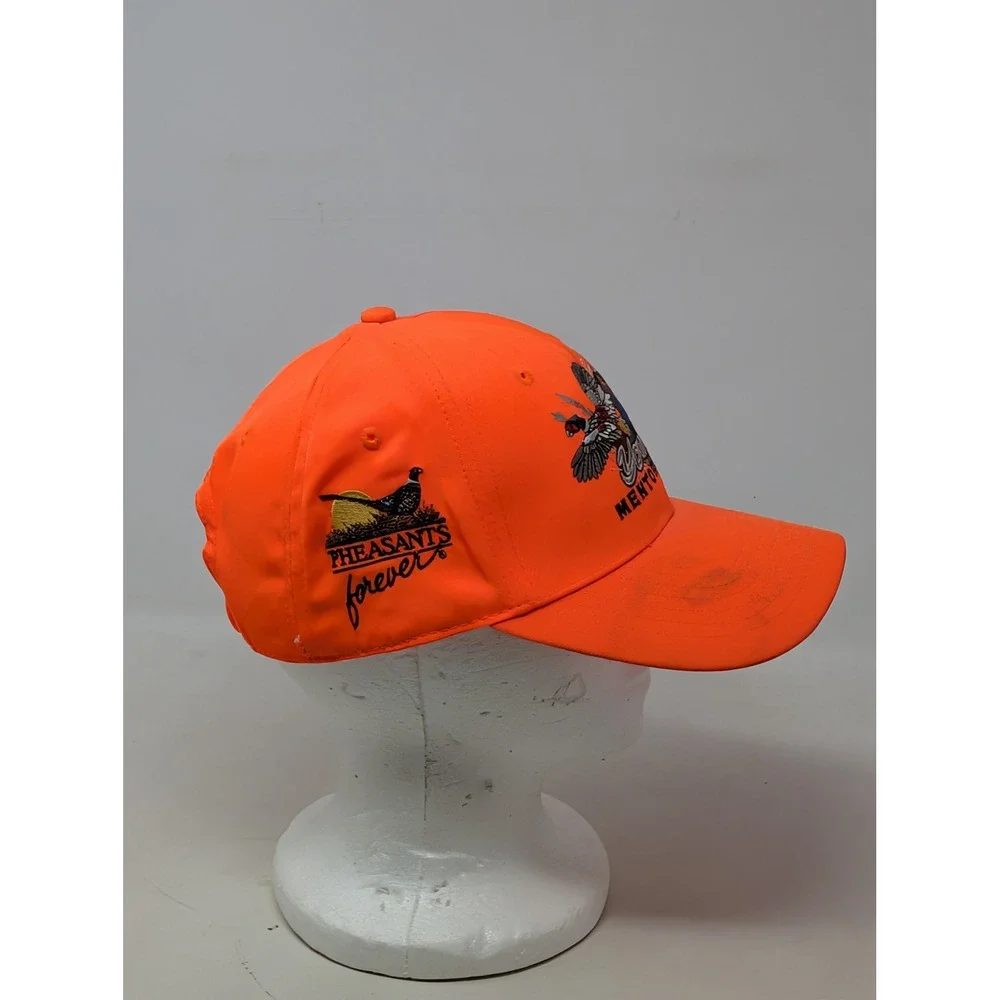 Pheasants Forever Youth Mentor Hunt Blaze Orange Snapback Hat Hunting Cap OSFM